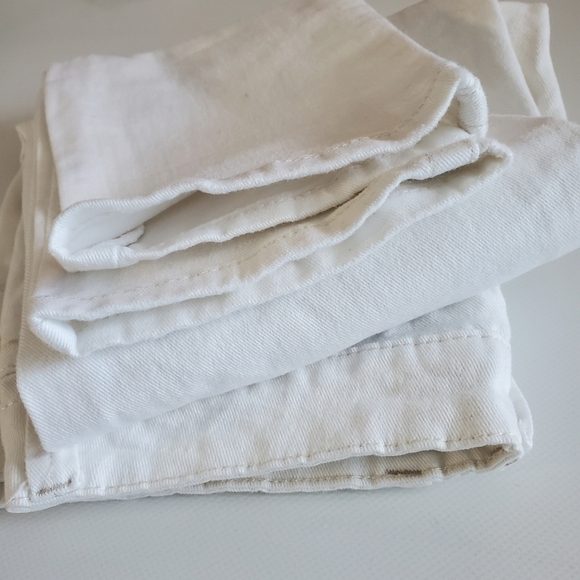 7182 * Lei Taylor Low-Rise Distressed Skinny Jeans White Denim Size 11 - Picture 10 of 14